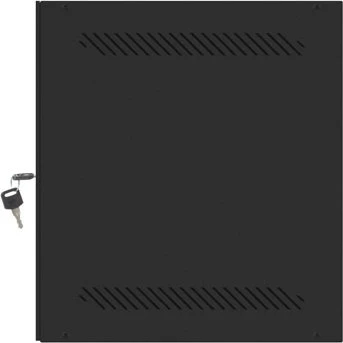 Lanberg WF10 Series 10" Rack Wandschrank 6HE, hängend, Flatpack, Stahltür, IP20, RAL 9004, 310mm tief