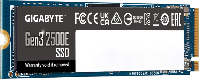 GIGABYTE Gen3 2500E SSD 2TB, M.2 2280 / M-Key / PCIe 3.0 x4