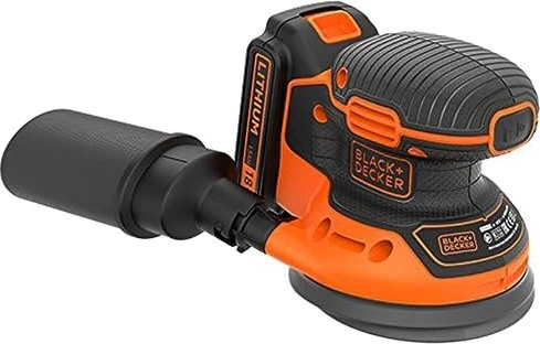 Black&Decker BDCROS18 Mouse Akku-Exzenterschleifer inkl. Tasche + Akku 1.5Ah
