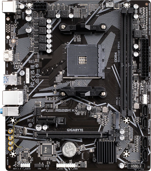 GIGABYTE A520M K (AMD AM4)