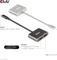 Club 3D MST Hub USB-C 3.2 auf DisplayPort + HDMI 4K60Hz M/F Adapter Vorschaubild