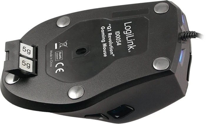LogiLink Q1 Revolution Laser Gaming Maus, USB
