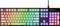 HP HyperX Pudding Keycaps, Kunststoff (PBT) Double-Shot, weiß, 104 Tasten, ANSI-US Vorschaubild