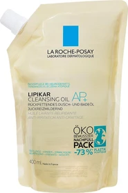 La Roche-Posay Lipikar Syndet AP+ rückfettendes Dusch- und Badeöl Refill, 400ml
