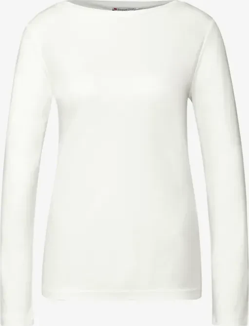 Street One Basic Shirt langarm off white (Damen)