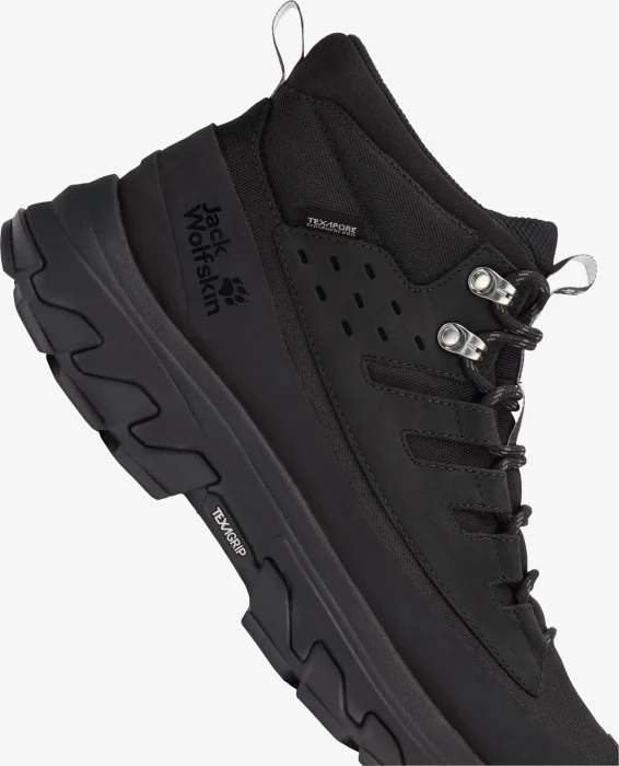Jack Wolfskin Apex Hike Texapore Mid schwarz (Herren)