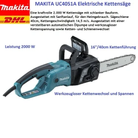 Makita UC4051A Elektro-Kettensäge