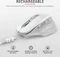 Trust Ozaa Rechargeable Wireless Mouse weiß, USB Vorschaubild