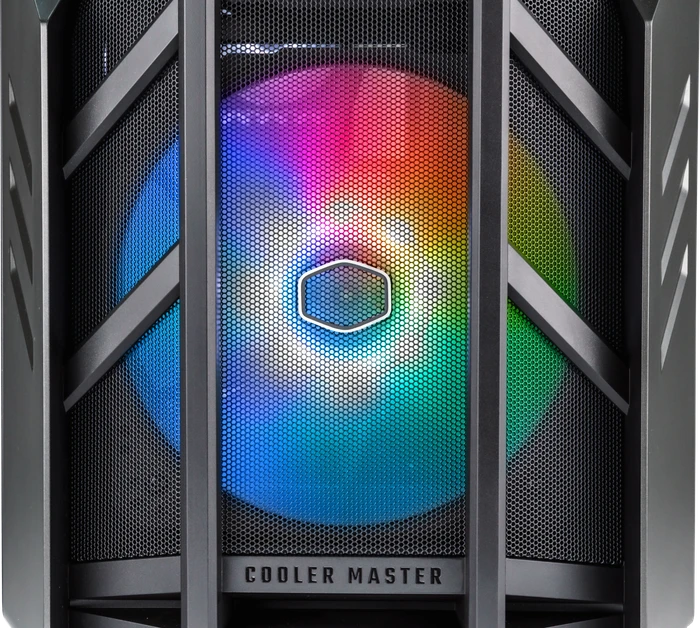 Cooler Master HAF 700, Titanium Grey, grau, Glasfenster