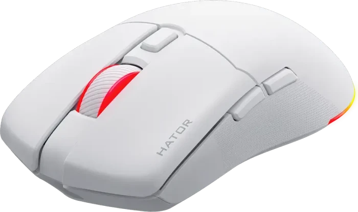 Hator Pulsar 4 Wireless Gaming Mouse weiß, USB/Bluetooth
