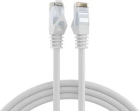 EFB Elektronik CCA Patchkabel, Cat6, U/UTP, RJ-45/RJ-45, 0.25m, weiß