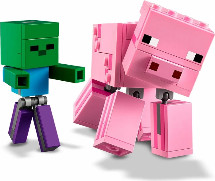 LEGO Minecraft - BigFig Schwein mit Zombiebaby