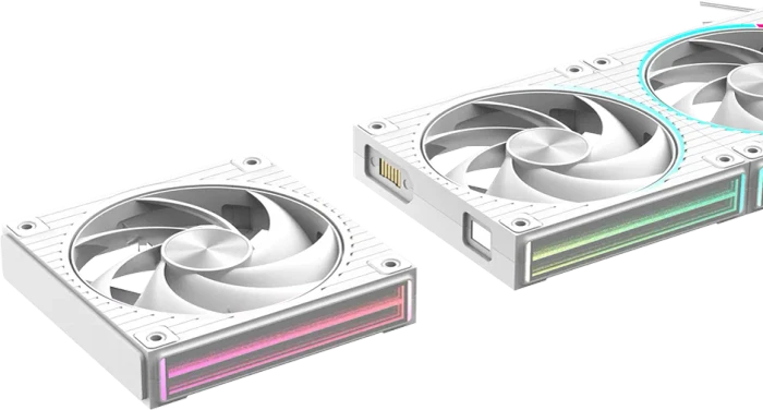 Zalman ZM-DF120 A3, weiß, 124mm, 3er-Pack