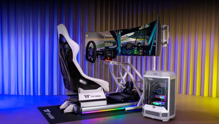 Thermaltake Racing Simulator Cockpit GR500, weiß