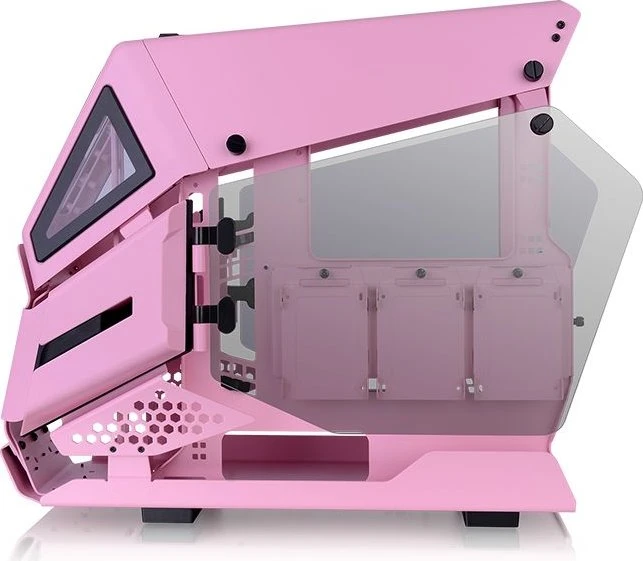 Thermaltake AH T200 Pink Edition, Glasfenster