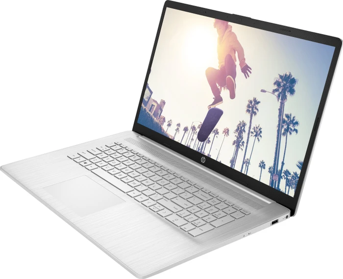 HP Laptop 17-cn0012ns, Natural Silver, Core i3-1115G4, 8GB RAM, 512GB SSD, UK