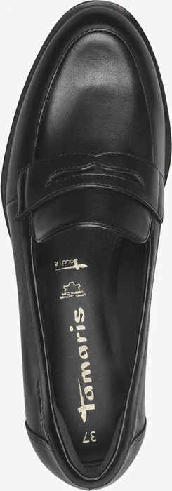 Tamaris Lederslipper schwarz (Damen)