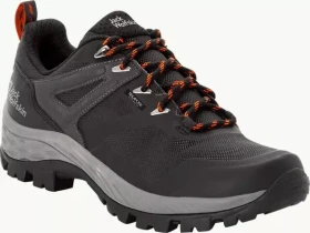 Jack Wolfskin Rebellion Guide Texapore Low schwarz/orange (Herren)