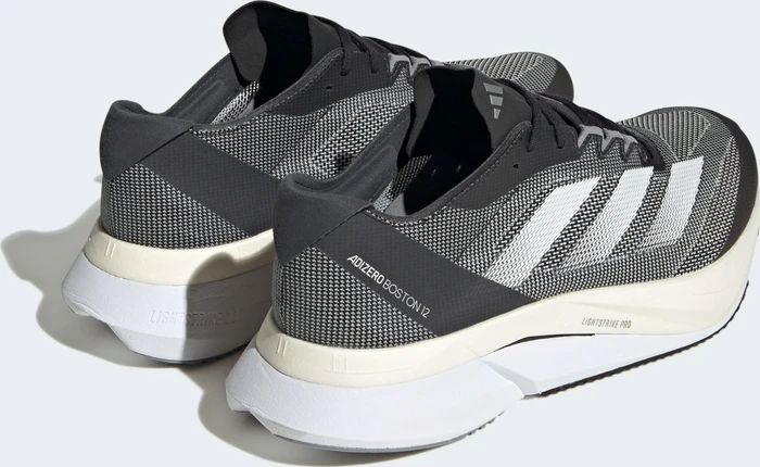 adidas Adizero Boston 12 core black/cloud white/carbon (Herren)
