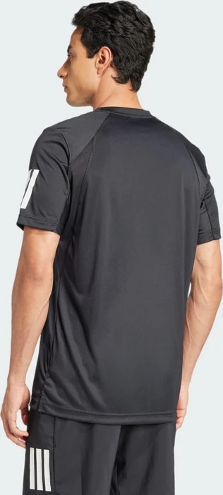 adidas Club Tennis Climacool 3-Streifen Funktionsshirt kurzarm schwarz (Herren)