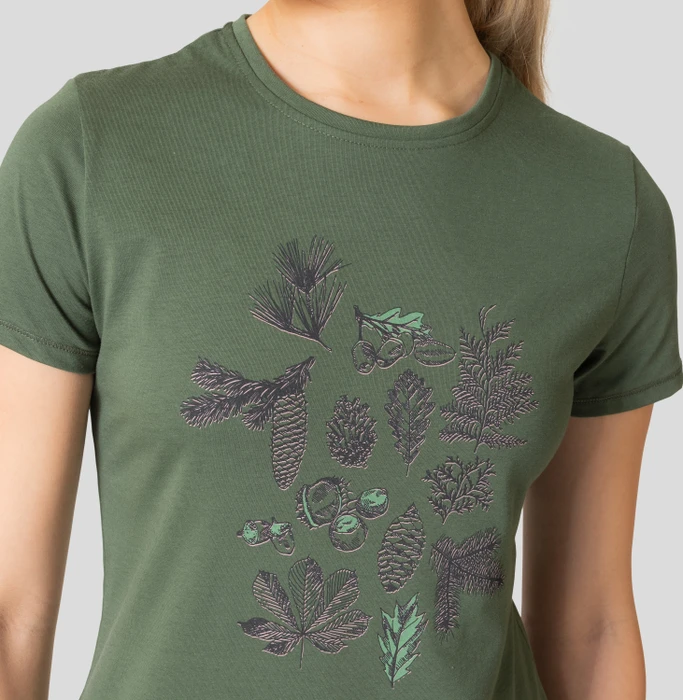 Odlo Kumano Funktionsshirt kurzarm camping green (Damen)