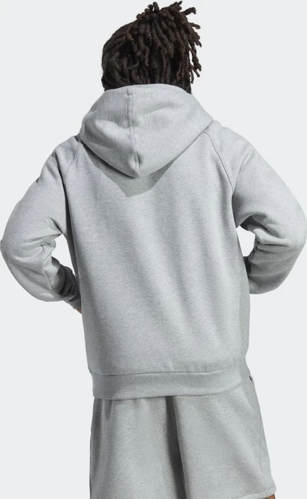 adidas Lounge Fleece Hoodie medium grey heather (Herren)