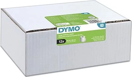 Dymo Etiketten LabelWriter 99012, 89x36mm, weiß, 12er-Pack (3120 Etiketten)