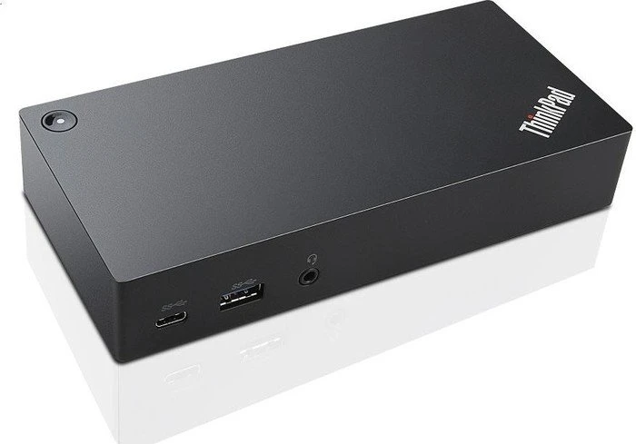 Lenovo ThinkPad USB-C Dock Docking Station GigE 90 Watt DK für Thinkpad 13 20GJ 20GK 20J1 T470 20HD 20HE 20JM X1 Tablet 20GG 20GH (40A90090DK) Image