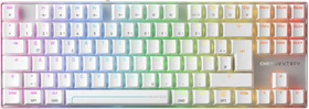 Cherry XTRFY MX 8.2 Pro TMR Wireless, weiß/silber, MK Crystal Magnetic, USB/Bluetooth, DE (G8E-3885HACADE-0)