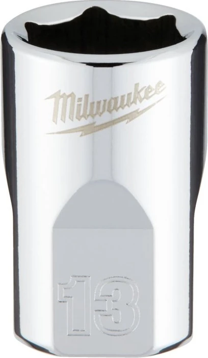 Milwaukee Four Flat Außensechskant Steckschlüssel 3/8", 13x28mm, 1 Stück