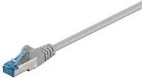 goobay Patchkabel, Cat6a, S/FTP, RJ-45/RJ-45, 15m, grau
