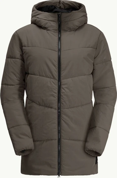 Jack Wolfskin Karolinger Long Funktionsjacke cold coffee (Damen)