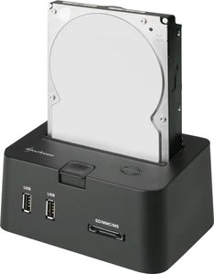 Sharkoon SATA Quickport Pro, USB 2.0/eSATA