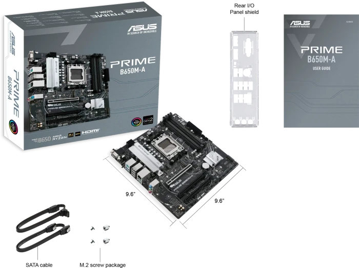 ASUS Prime B650M-A-CSM (AMD AM5)