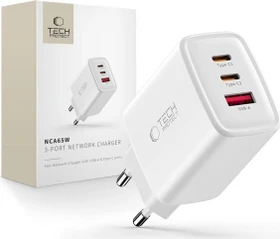Tech-Protect NCA65W USB-C/USB-A Wall Charger 65W weiß