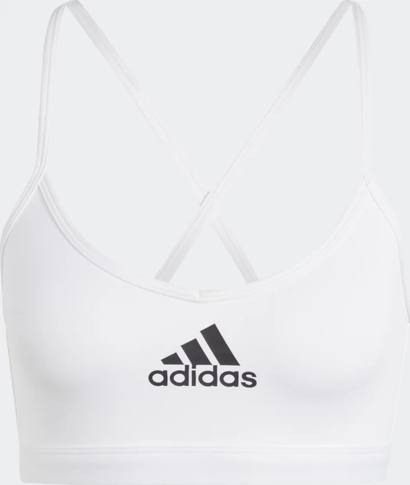 adidas AEROREACT Training Light-Support Sport-BH white/black (Damen)
