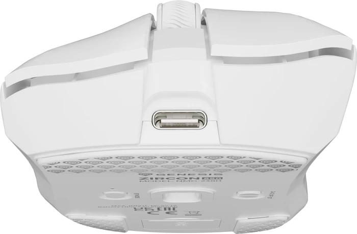 Genesis Zircon 880 Wireless Gaming Mouse weiß, USB/Bluetooth