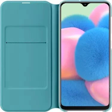 Samsung Wallet Cover für Galaxy A30s weiß