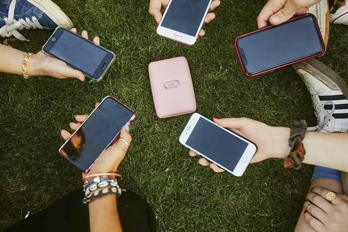 Fujifilm instax mini Link, Dusky Pink, rosa