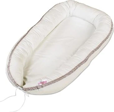 Babybay Piqué Kuschelnest sterne ivory