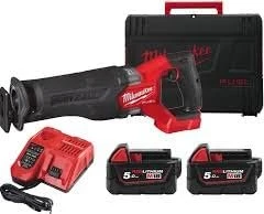 Milwaukee M18 FSZ-502X Fuel Akku-Säbelsäge inkl. Koffer + 2 Akkus 5.0Ah