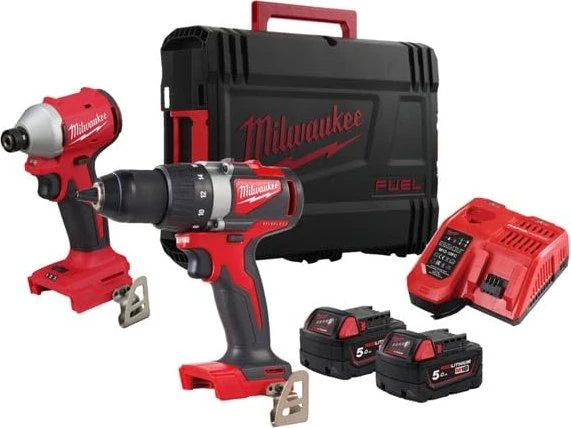 Milwaukee M18 BLPP2B3-502X Akku-Maschinenset inkl. Koffer + Akku 5.0Ah