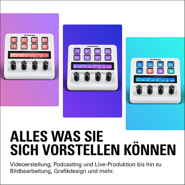 Elgato Stream Deck+ White Edition, weiß, USB-A