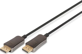 Digitus AOC Hybrid Fiber Optic Cable DisplayPort 1.4 Kabel AO schwarz, 20m