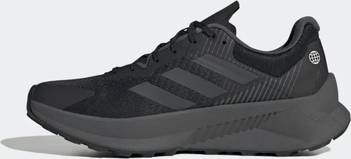 adidas Terrex Soulstride Flow core black/grey six/impact orange (Herren)