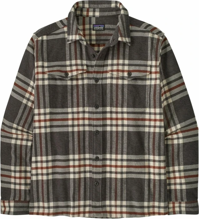 Patagonia Fjord Flannel Hemd langarm catch: ink black (Herren)