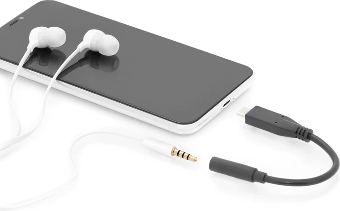Digitus USB-C auf 3.5mm-Klinke Audio Adapter, 0.2m