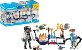 playmobil City Life Forscher mit Robotern