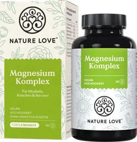 Nature Love Magnesium Komplex Kapseln, 90 Stück