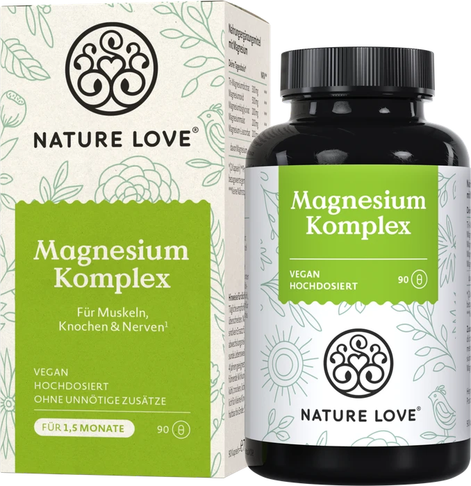 Nature Love Magnesium Komplex Kapseln, 90 Stück